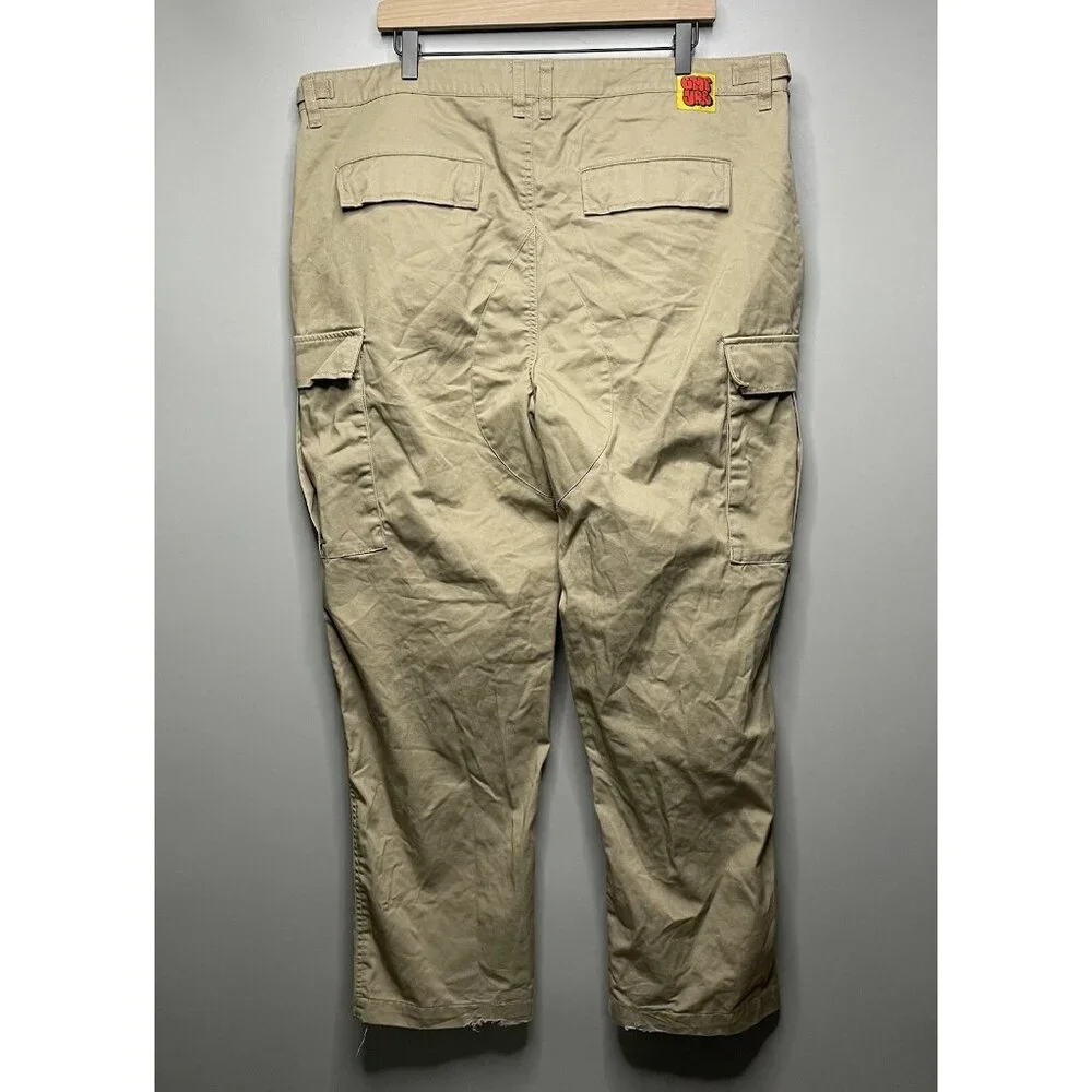 Vintage Empyre Pants Mens 38 Tan Relaxed Fit Baggy Cargo Loose Y2K 90s Skate - Picture 7 of 10